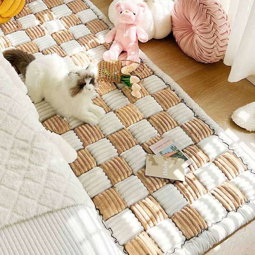 CWV Coral Fleece Dog Bed Mat Anti Slip Design