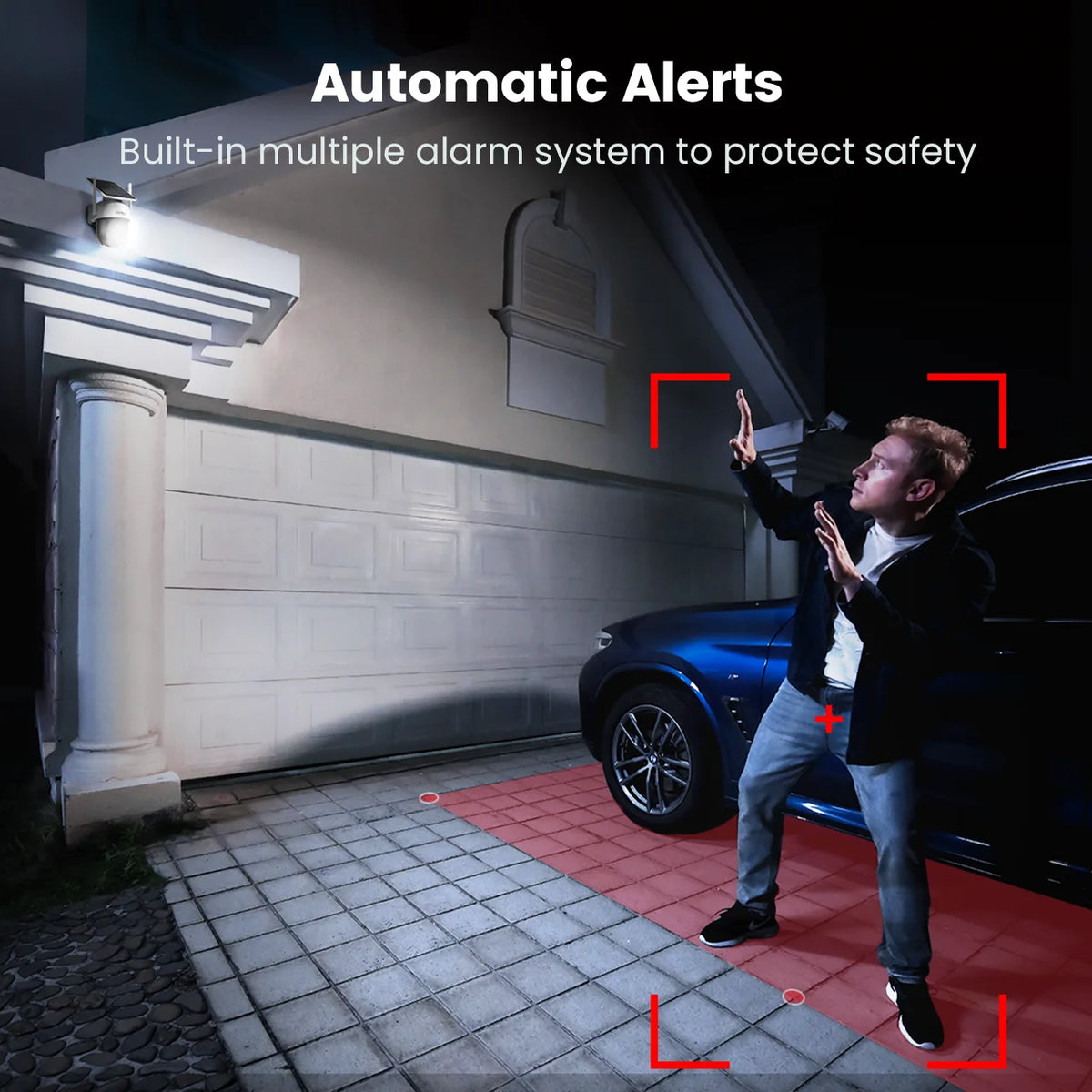 Dekco 3MP Wireless Solar Security Camera