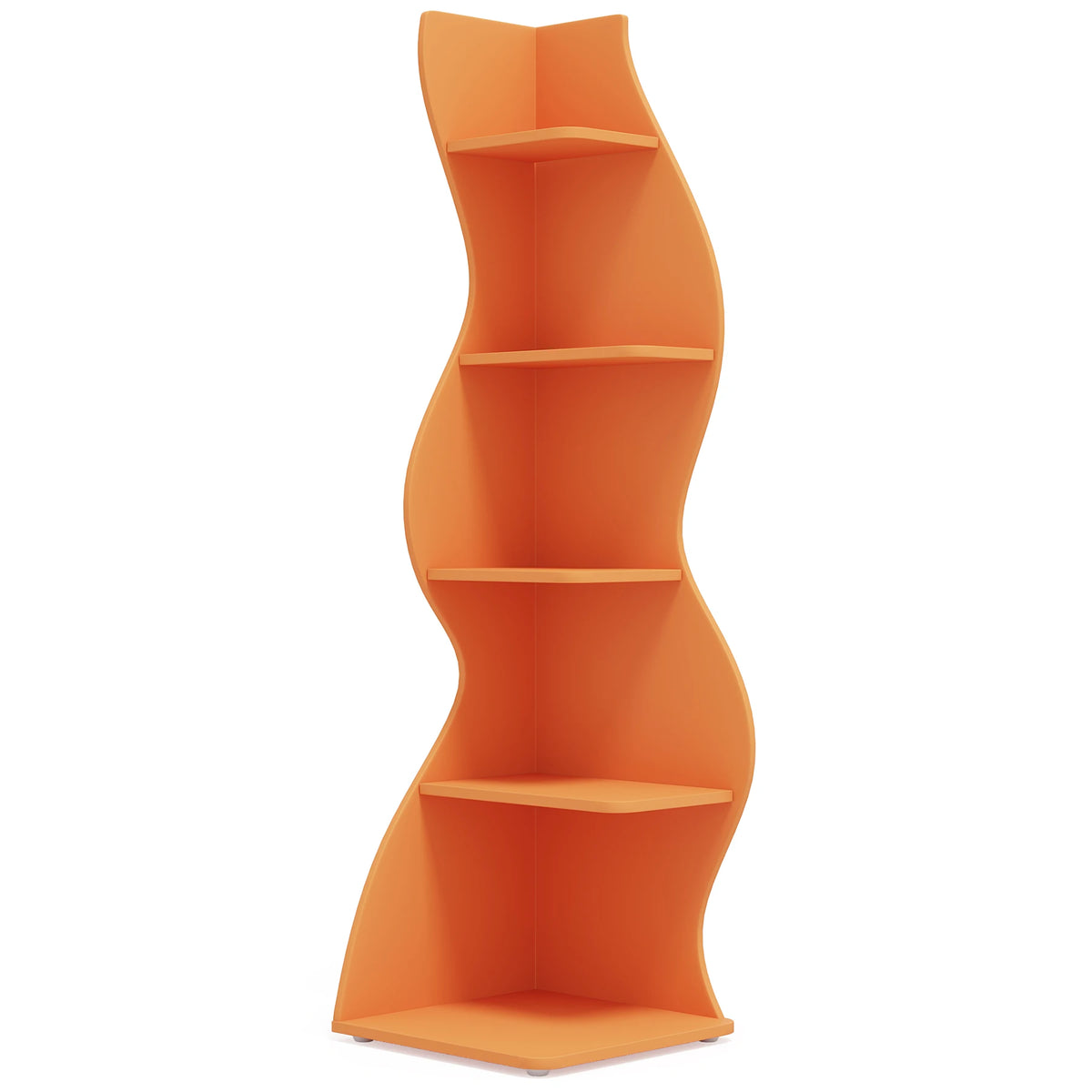 Tribesigns Modern Corner Shelf Bookshelf Storage Rack