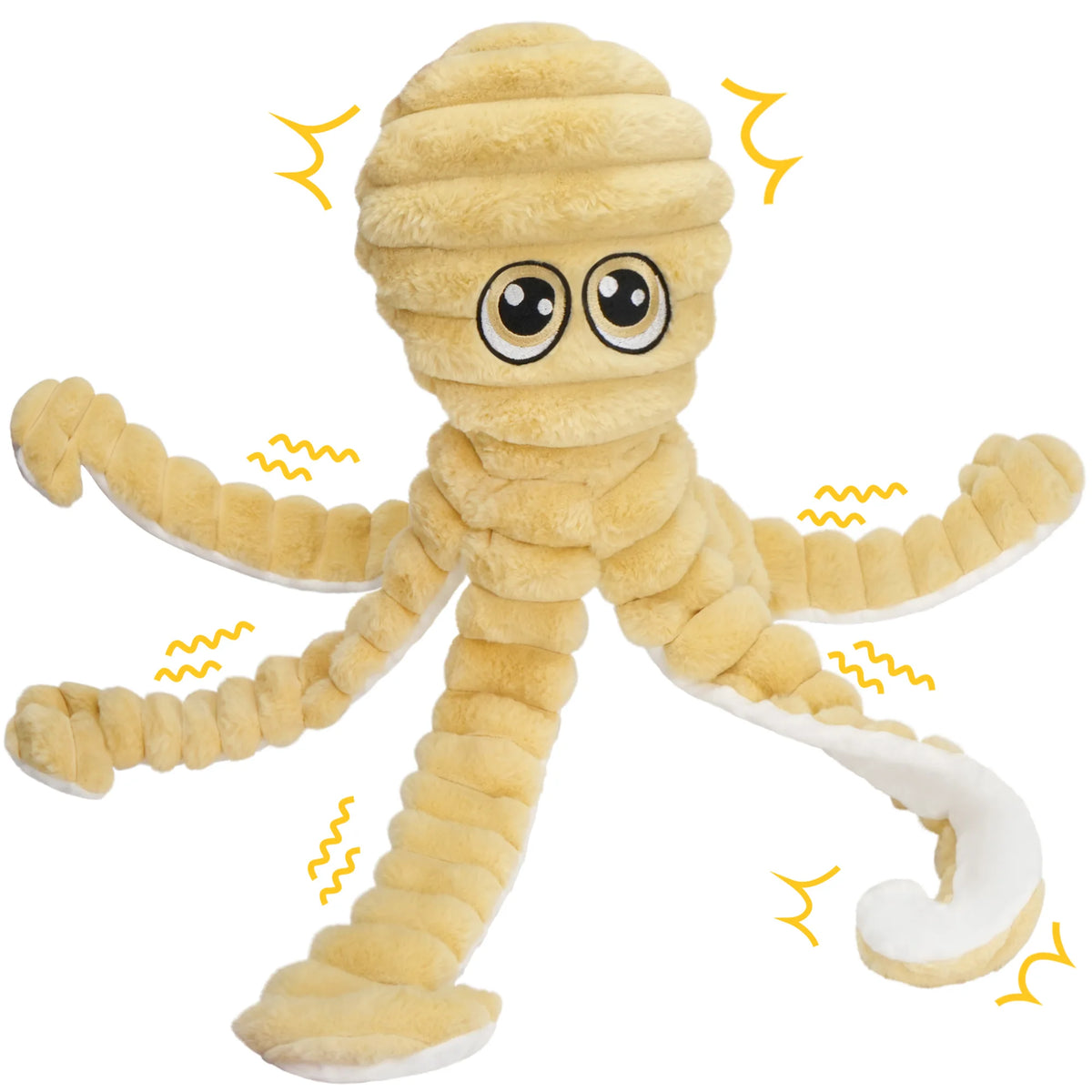 Octopus Squeaky Plush Dog Toy for Chewing and Playing
