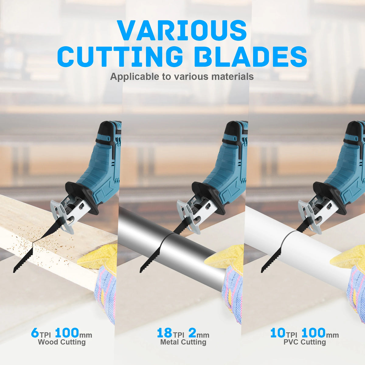 Samger Brushless Cordless Reciprocating Saw For Makita