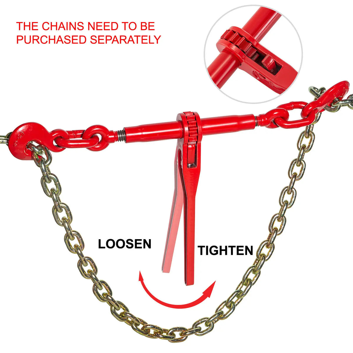 SucceBuy Chain Binder Kit 6600 Lbs Capacity