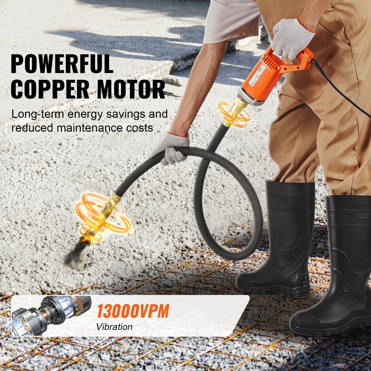 VEVOR 800W Electric Concrete Vibrator