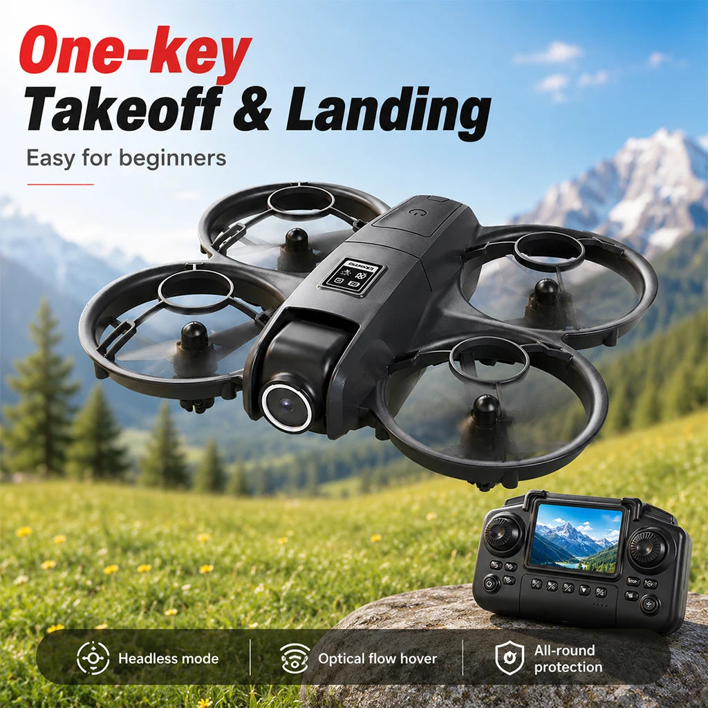 ZNLYRION YL3PK Mini Quadcopter Dual Camera Drone With Screen