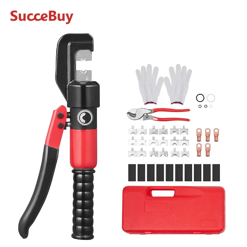 SucceBuy Hydraulic Cable Crimping Tool With Cutter