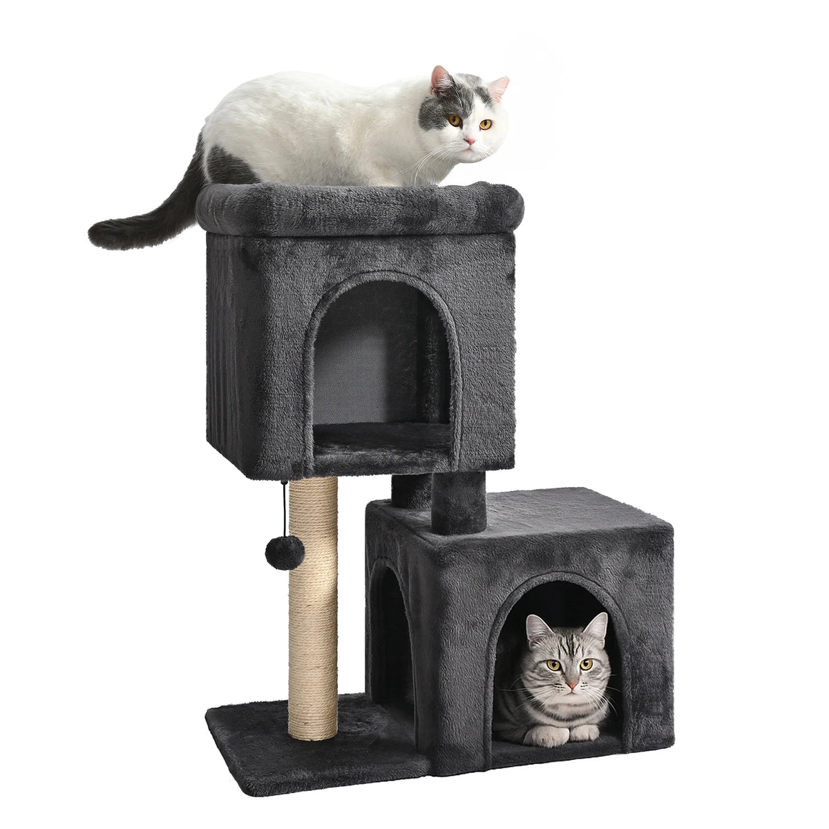 PAWZ Road Two Tier Cat Tree With Sisal Posts
