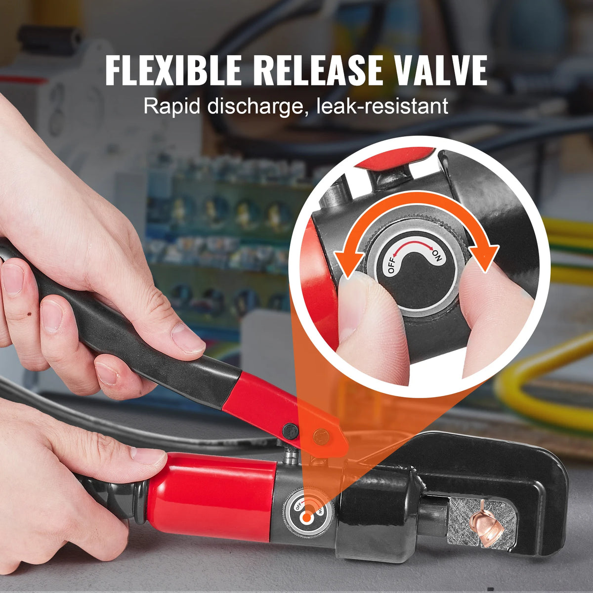 SucceBuy Hydraulic Cable Crimping Tool With Cutter