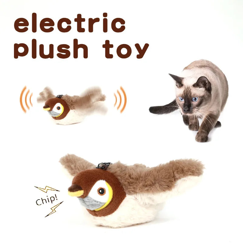 Touch Activated Chirping Bird Plush Toy