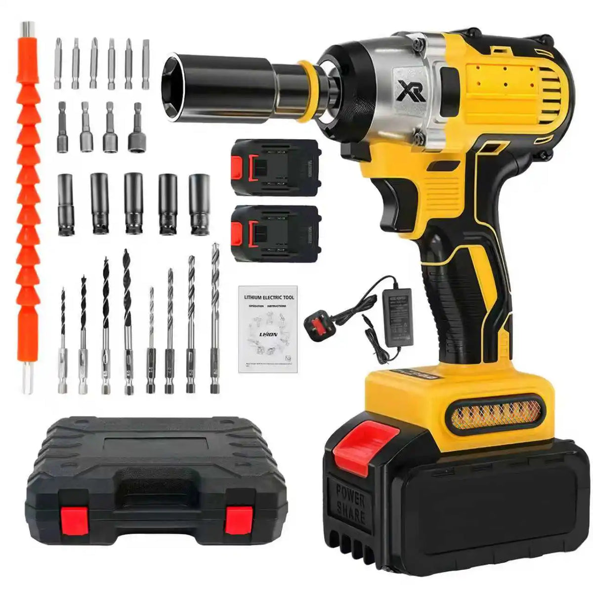 Cordless Brushless Impact Wrench Kit