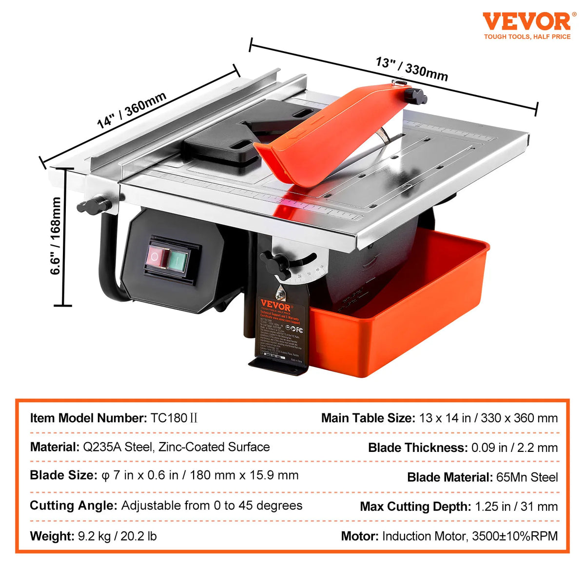 Succebuy Professional Wet Tile Saw