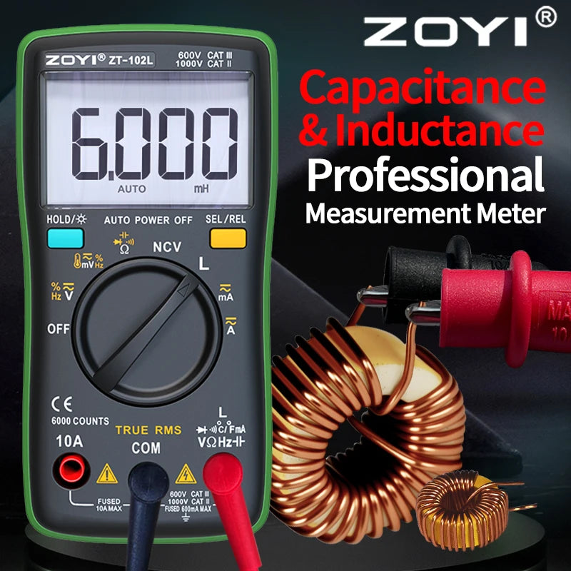 Zoyi Auto Ranging Precision Digital Multimeter