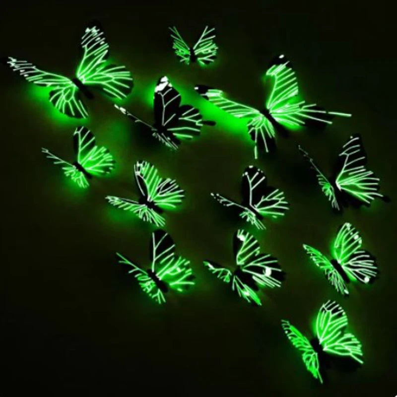 Luminous Butterfly Wall Stickers for Home Decor
