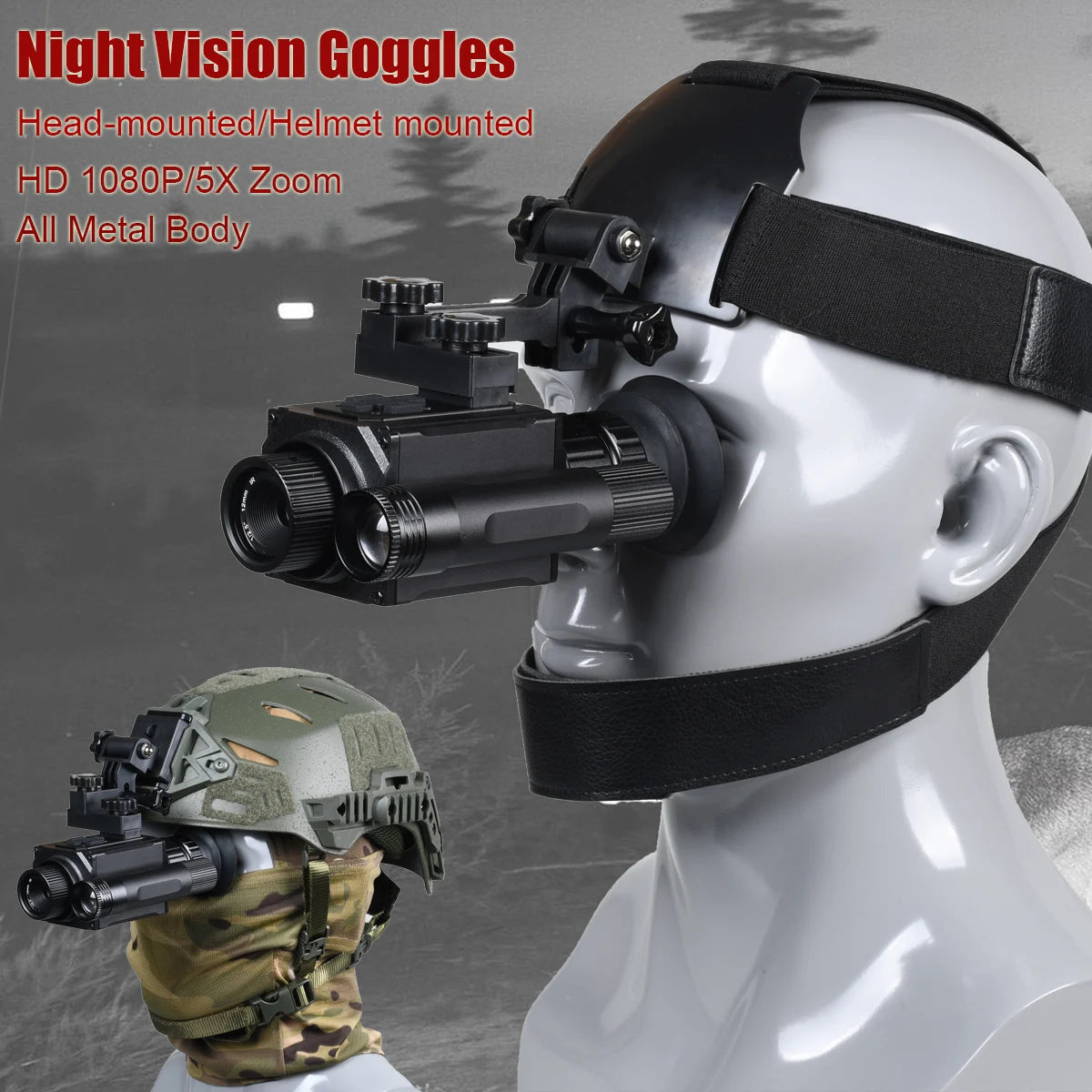 Megaorei HD 1080P Night Vision Monocular For Hunting