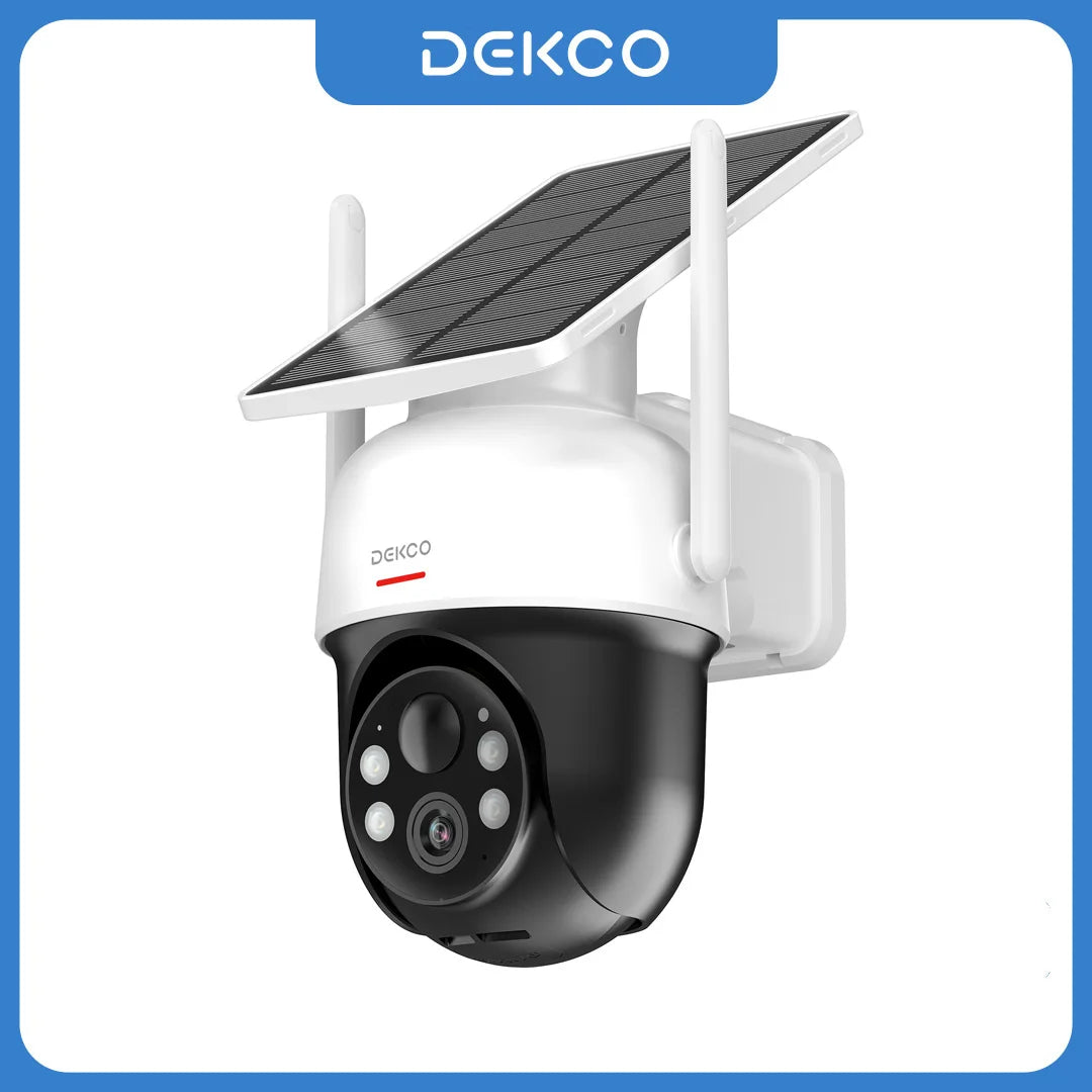 Dekco 3MP Wireless Solar Security Camera