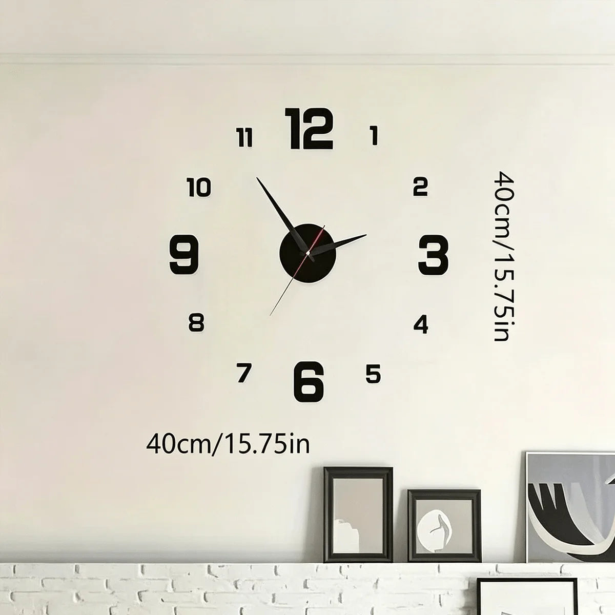 Glow In The Dark DIY Mirror Wall Clock