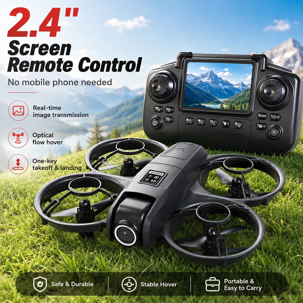 ZNLYRION YL3PK Mini Quadcopter Dual Camera Drone With Screen