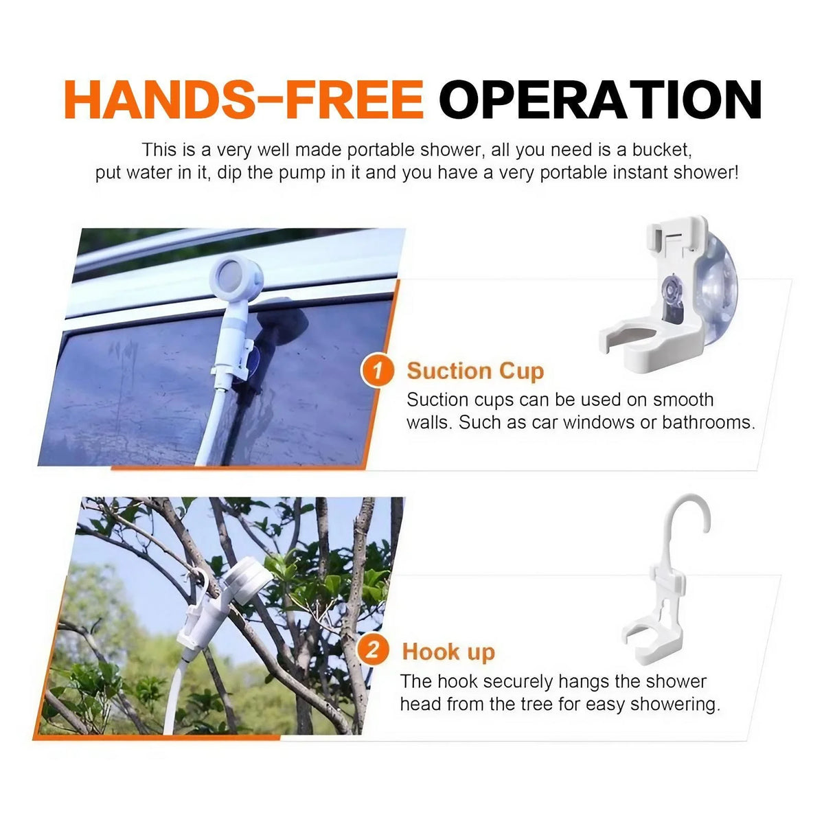 Portable Cordless Shower Sprayer For Pets