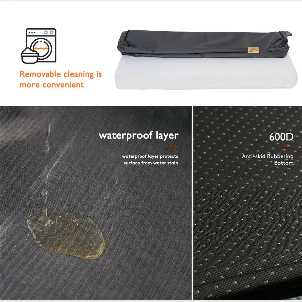 Orthopedic Dog Bed With Washable Waterproof Cover