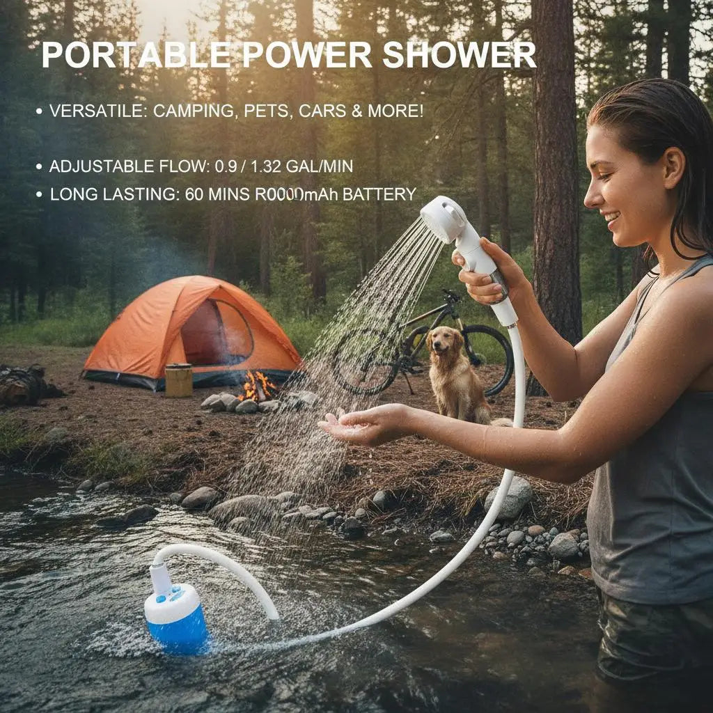Portable Cordless Shower Sprayer For Pets