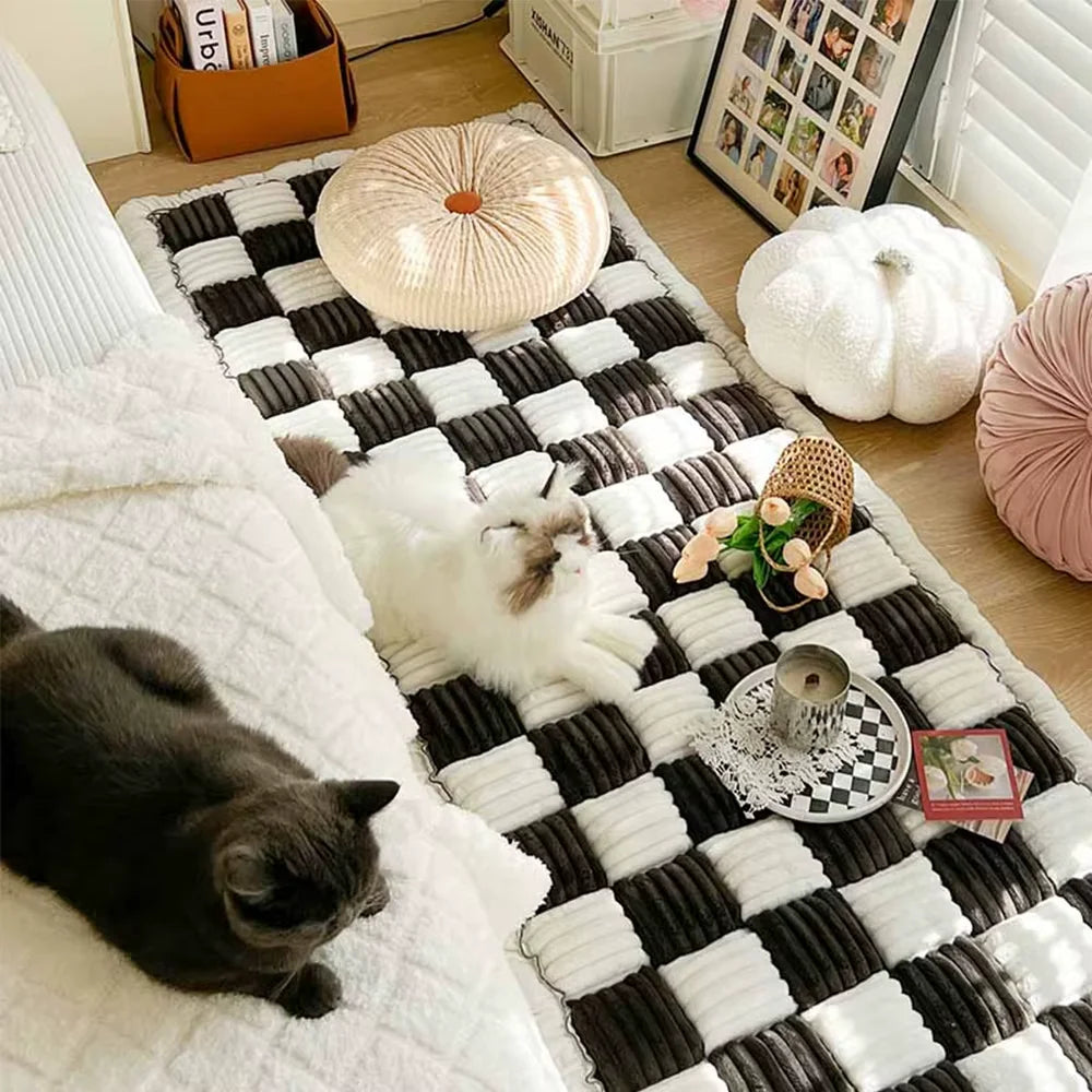 CWV Coral Fleece Dog Bed Mat Anti Slip Design