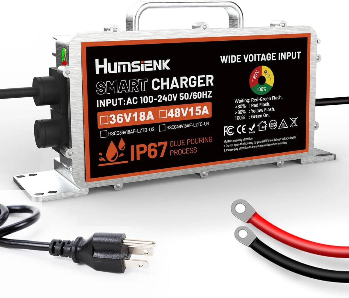 Smart LiFePO4 Battery Charger for Golf Carts and RVs