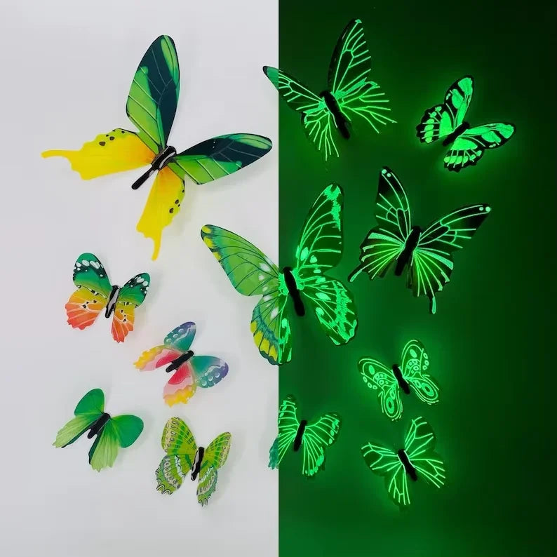 Luminous Butterfly Wall Stickers for Home Decor