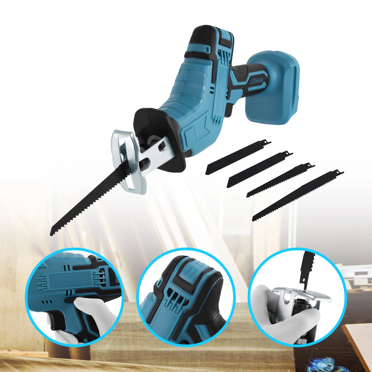 Samger Brushless Cordless Reciprocating Saw For Makita