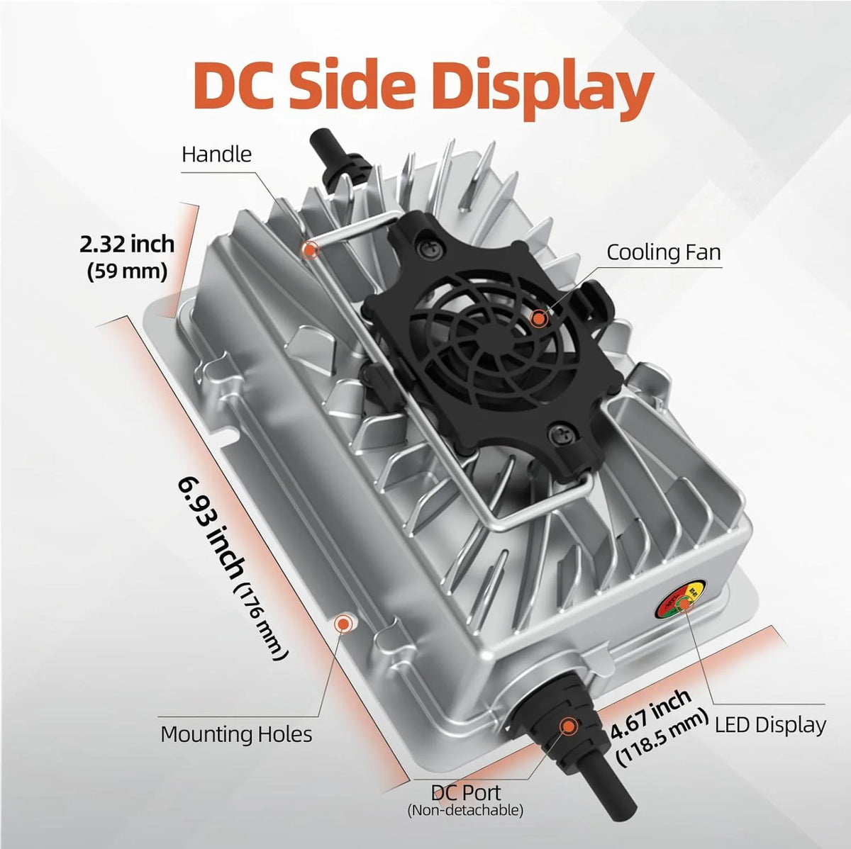 Smart LiFePO4 Battery Charger for Golf Carts and RVs