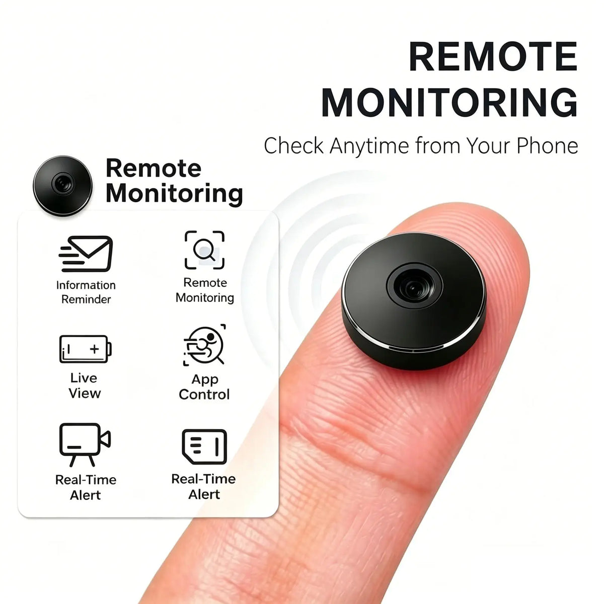 Mini 4K Wireless WiFi Nanny Security Camera