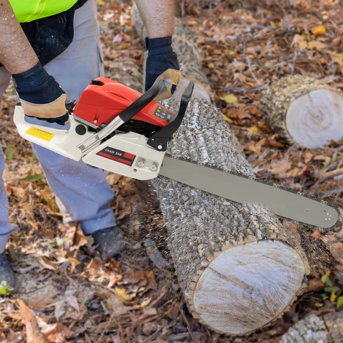Heavy Duty Gasoline Chainsaw With 52CC Engine