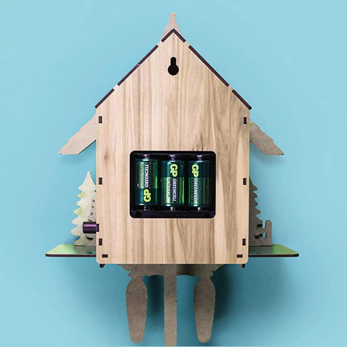Northern European Cuckoo Wall Clock With Alarm