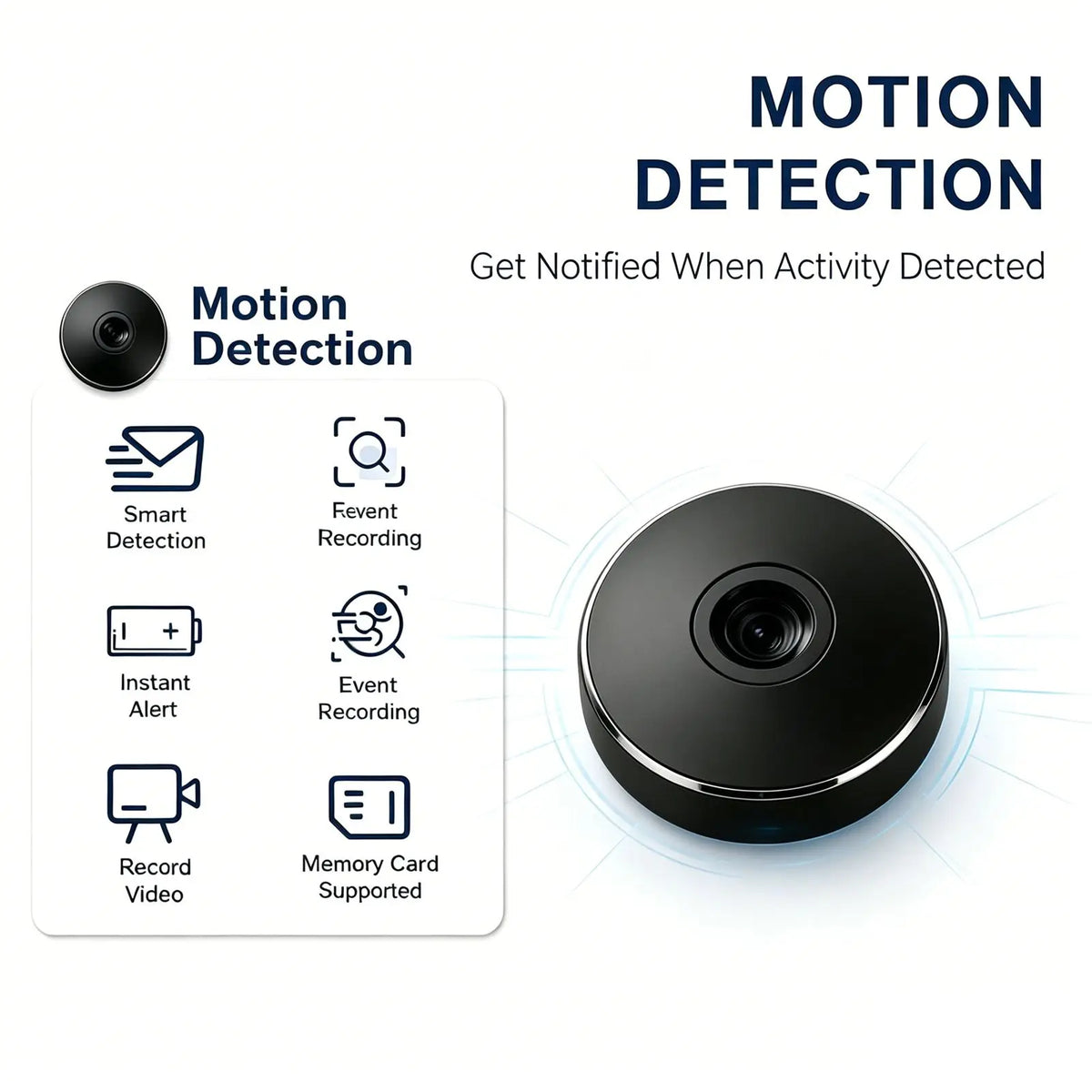 Mini 4K Wireless WiFi Nanny Security Camera