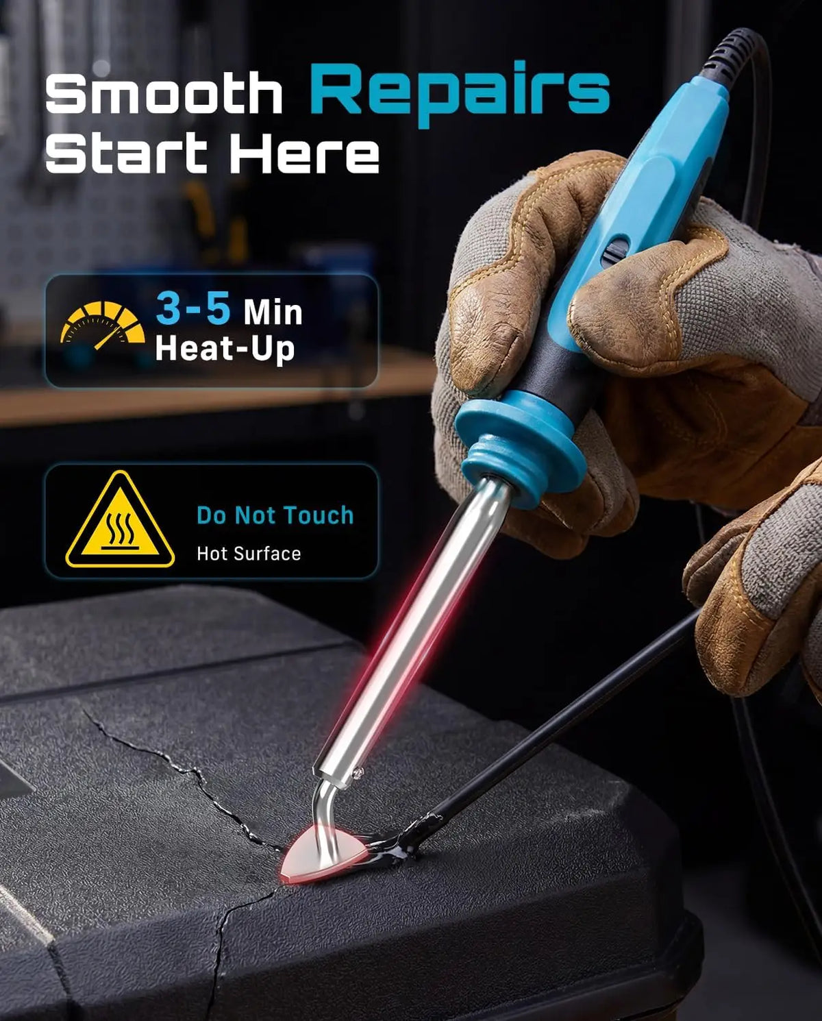 Seesii 150W Plastic Welding And Soldering Kit