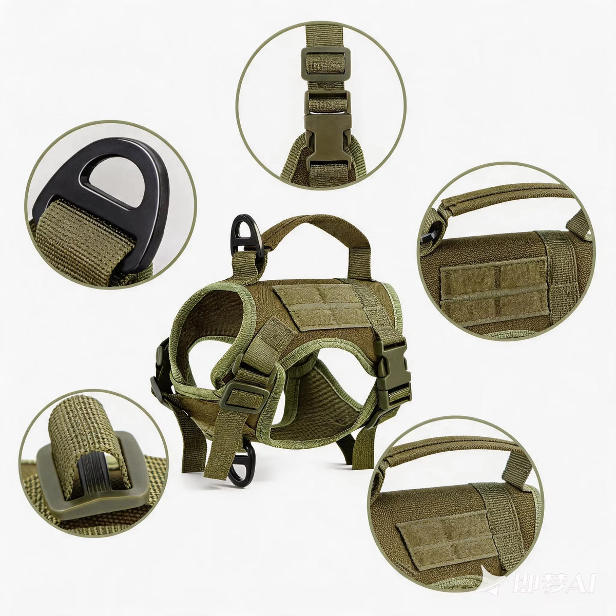 PetraVel Adjustable Cat Harness With Handle