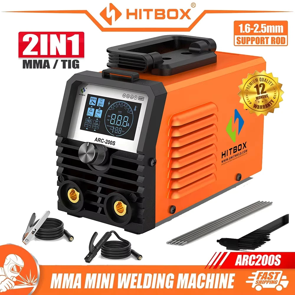 Hitbox Arc200s Mini Arc Mma Welding Machine
