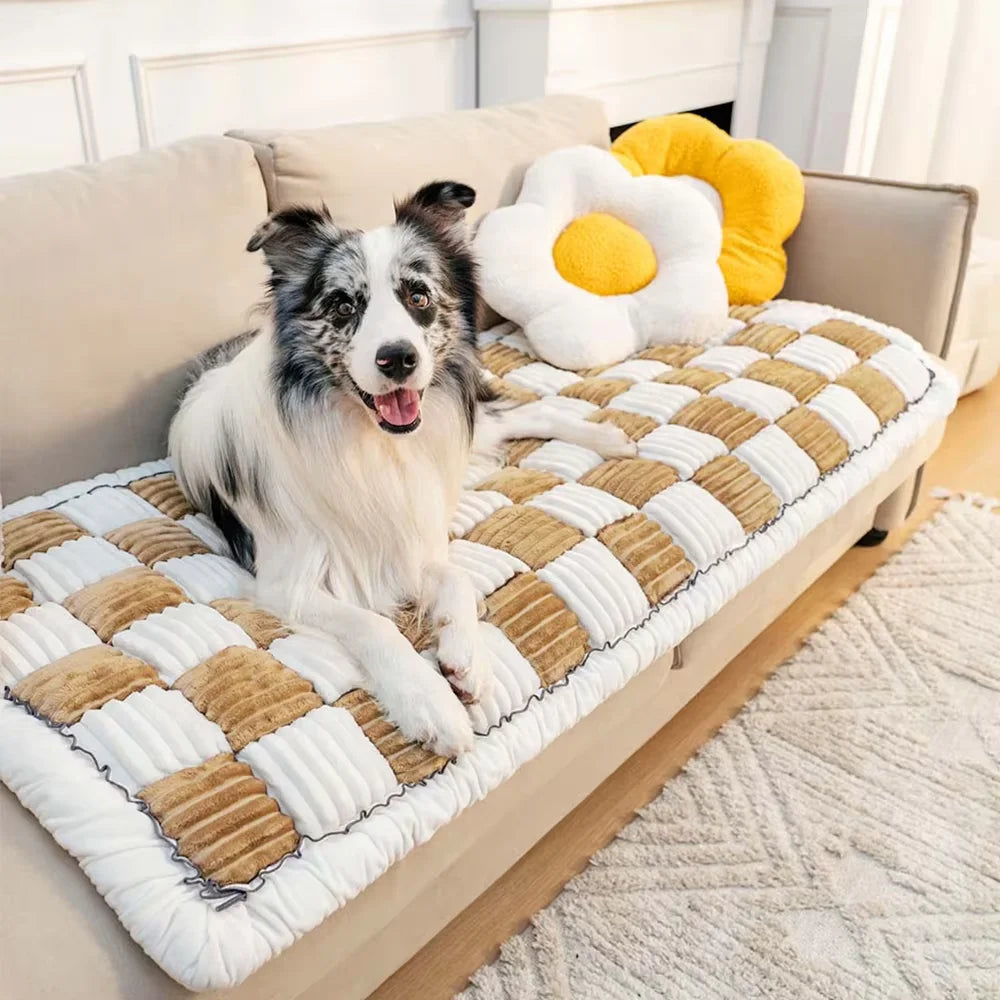 CWV Coral Fleece Dog Bed Mat Anti Slip Design