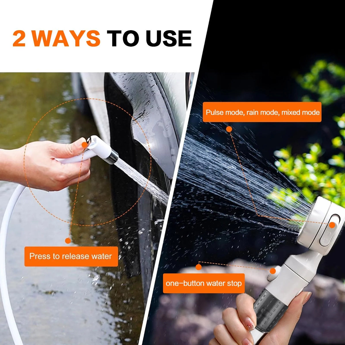 Portable Cordless Shower Sprayer For Pets