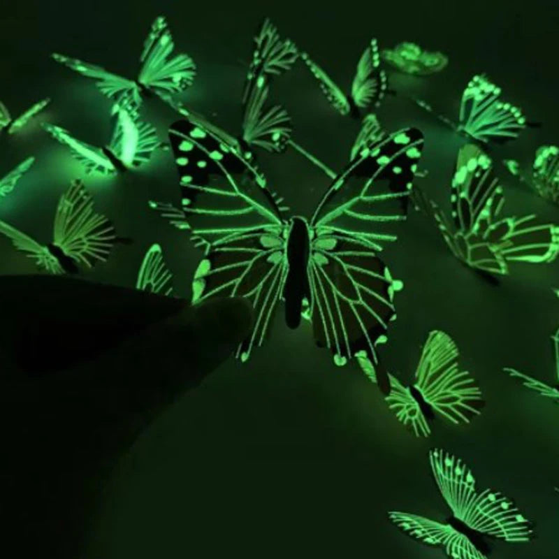 Luminous Butterfly Wall Stickers for Home Decor