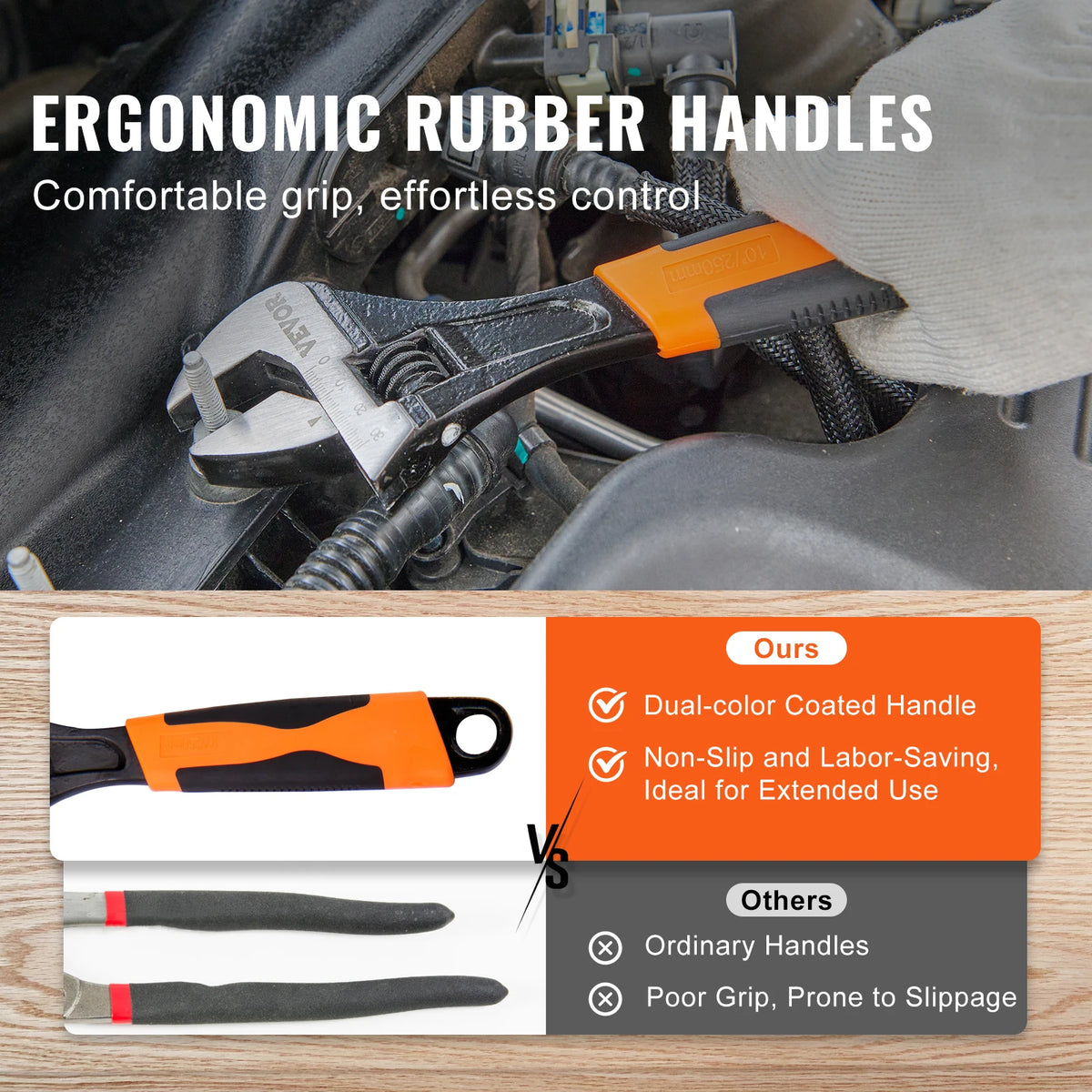 SucceBuy 8 Piece Pliers Set with Adjustable Wrench