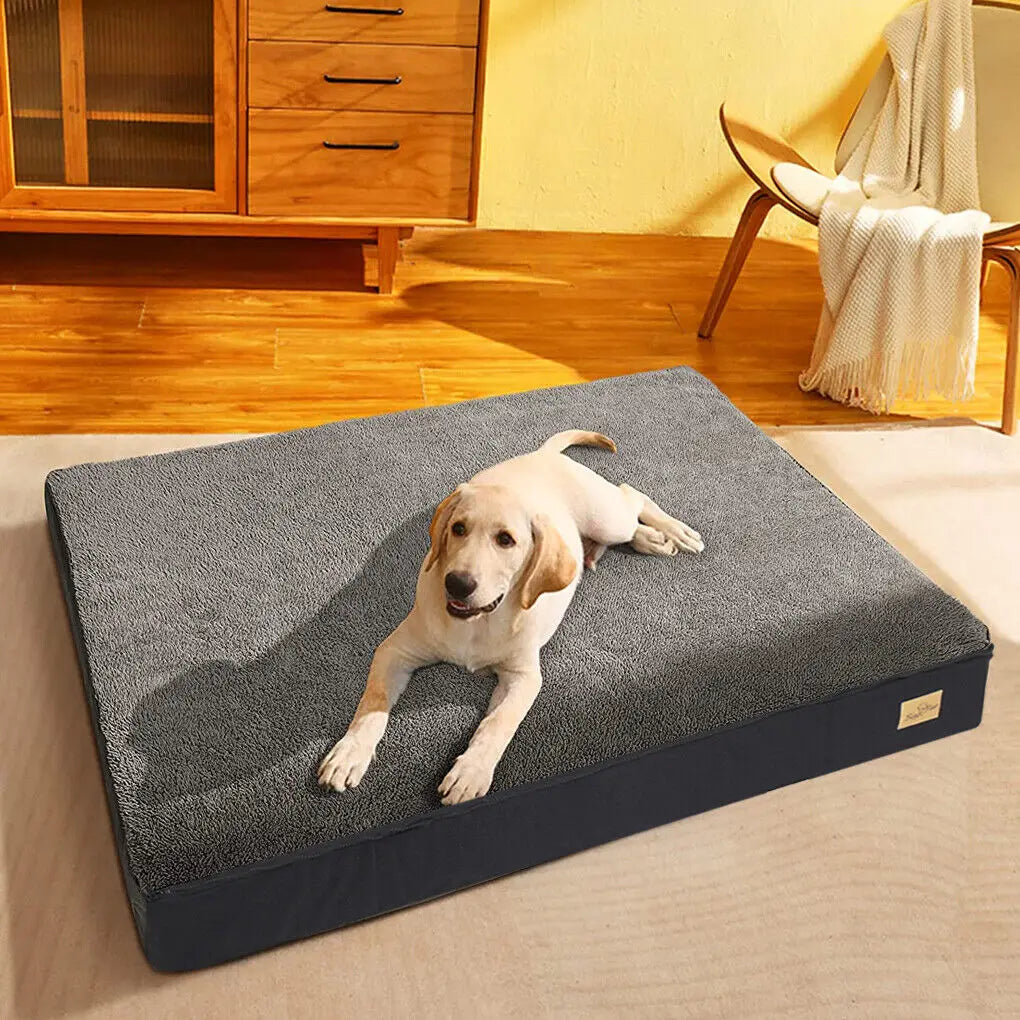 Orthopedic Dog Bed With Washable Waterproof Cover