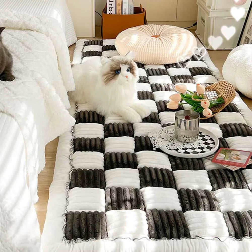 CWV Coral Fleece Dog Bed Mat Anti Slip Design