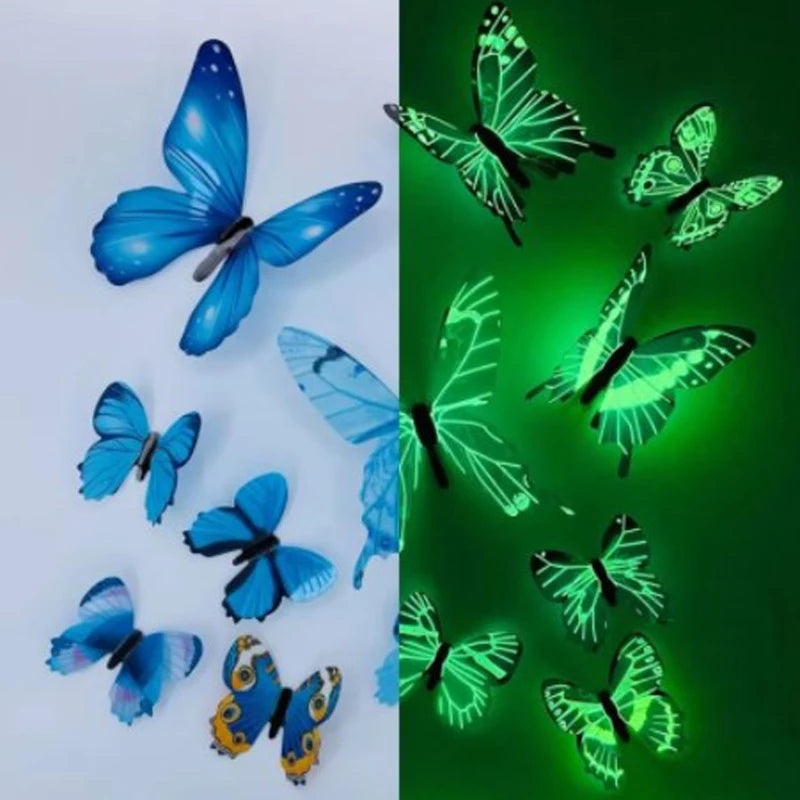 Luminous Butterfly Wall Stickers for Home Decor