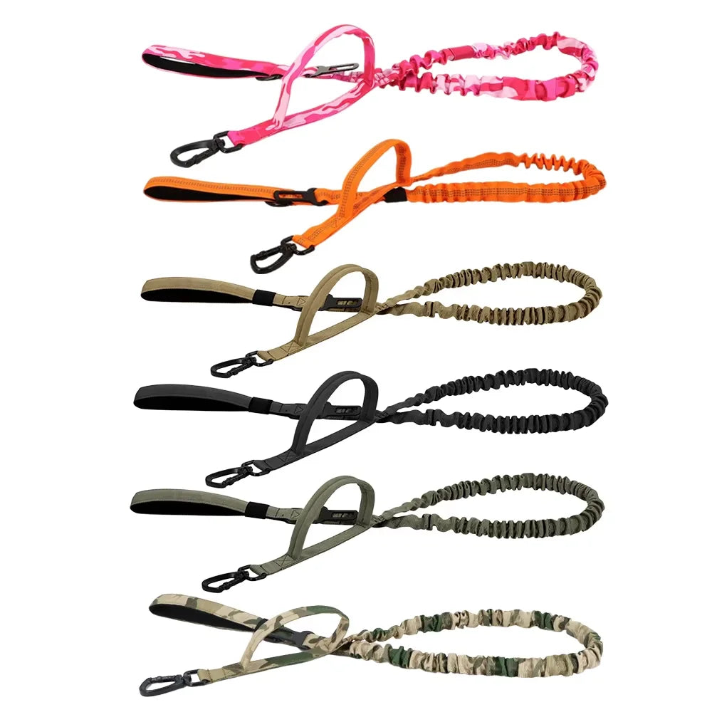 PETRAVEL Military Adjustable Dog Leash With Dual Handles