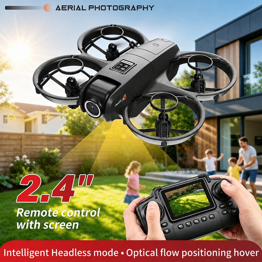 ZNLYRION YL3PK Mini Quadcopter Dual Camera Drone With Screen