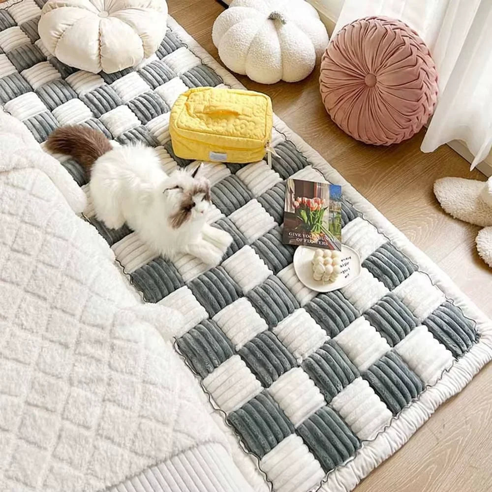 CWV Coral Fleece Dog Bed Mat Anti Slip Design