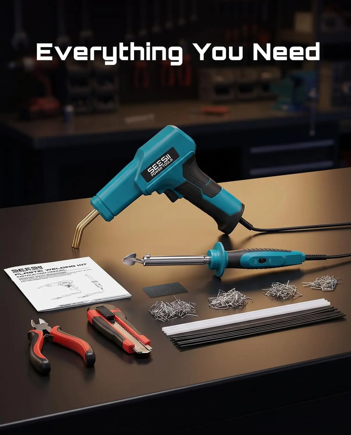 Seesii 150W Plastic Welding And Soldering Kit